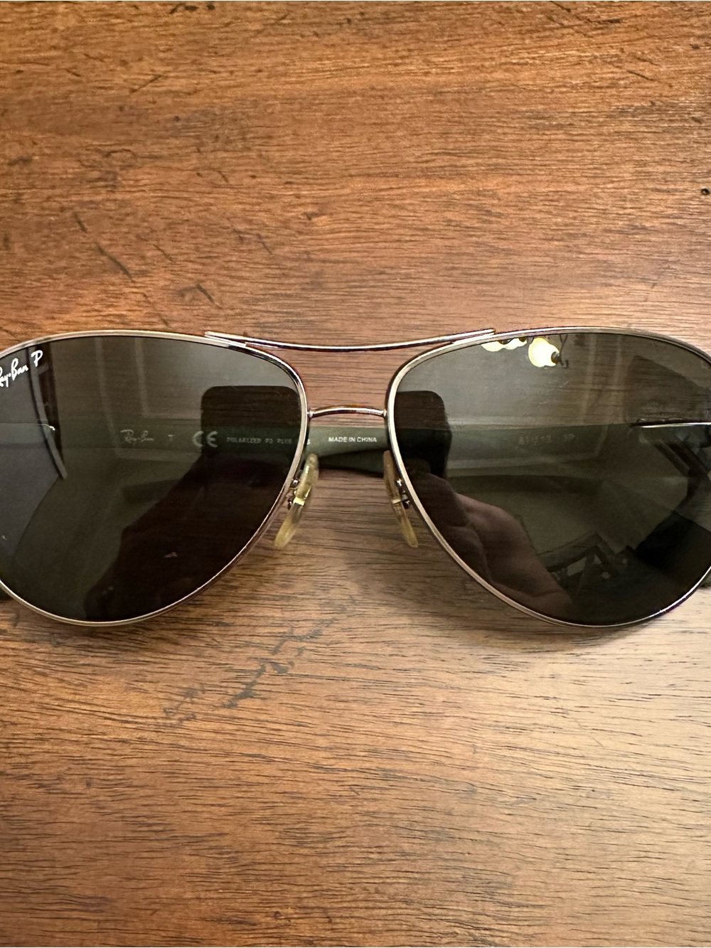 Carbon Fibre - RB8313 004/N5 61-13 - Polished Gunmetal - Green Polarized